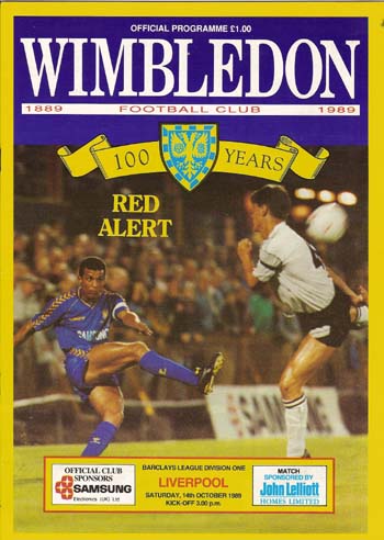 Wimbledon v Liverpool FC